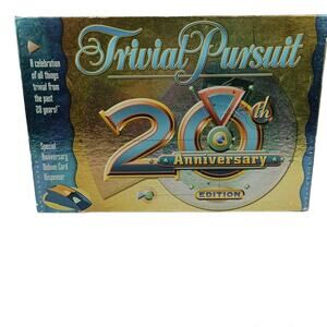 HASBRO Trivial Pursuit 20th Anniversary Edition 2002 Board‎ Game